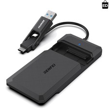 Versatile 2.5 Inch External Hard Drive Enclosure - USB 3.2 & SATA Compatibility picture