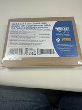 Tripp Lite U444-06N-H4GU-C USB-C Hub 4K HDMI Gigabit Ethernet USB 3.2 picture