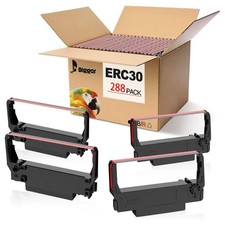Bigger Replacement for ERC-30, ERC 30 34 38 B/R Compatible Ribbon 288 Pack picture