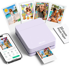 Mini impresora fotográfica instantánea portátil Bluetooth 5.0 de 2 x 3 pulgadas picture