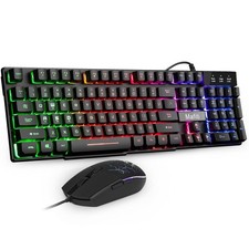mafiti 1Pack Keyboard and mouse combo, combo with RGB backlit picture