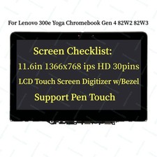 5D11C95908 for Lenovo Yoga 300e Gen4 82W20000US HD IPS Lcd Touch Screen Assembly picture
