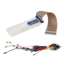 Board Kit & 40 Pin GPIO Cable+Breadboard+Jump Cable For DIY Raspberry Pi 3 4 picture