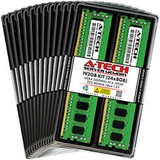A-Tech 192GB 24x 8GB 1Rx4 PC4-19200R DDR4 2400 ECC REG RDIMM Server Memory RAM picture
