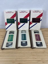 Vintage Microsoft Windows & Excel Training VHS Tapes QuickStudy Lot of 3 picture