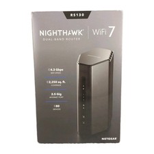 NETGEAR Nighthawk RS130 Dual-Band WiFi 7 Router 4.3GBPs WiFi Multigig (BE4300)™ picture