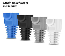 10/50Pcs RJ45 Strain Relief Boots CAT5E CAT6 Ethernet Plug Cover Set - NEW picture