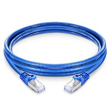 Lot 20 FS 16ft 5m Cat6a 26AWG Snagles Shield SFTP 10Gb PoE++ Network Patch Cable picture