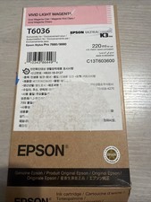 Epson T6036 Vivid Light Magenta Ink Cartridge Stylus Pro 7880/9880 As Is picture