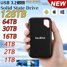 128TB External SSD USB 3.2 Hard Drive Storage for Laptop Mac PC Notebook Videos picture