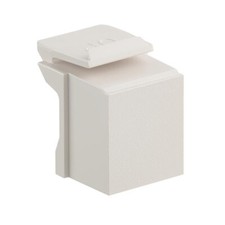 Leviton 41084-BT Snap-In Mount Blank Quickport Insert Light Almond picture