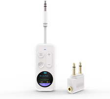 Airplane Bluetooth Adapter with LED Screen, 2-In-1 Bluetooth Transmitter Receive picture