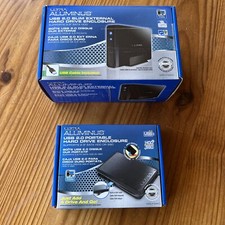 Set of 2, Ultra Aluminus USB 2.0 portable hard drive enclosure picture