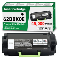 62D0X0E Toner Cartridge Compatible for Lexmark  MX711 MX810  MX811 MX812 MS711 picture