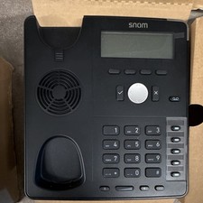 Snom D710 4-Line RJ-45 Ethernet PoE Wired VoIP Phone Black picture