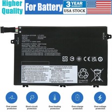 New Battery For Lenovo Thinkpad L17l3p51 E480 E485 E495 E490 E580 E585 E590 E595 picture