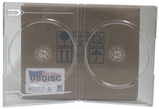 USDISC DVD Cases Standard 14mm Premium, Double 2 Disc (Super Clear) Lot picture