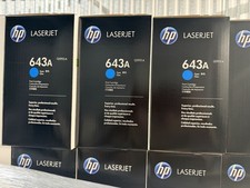 Lot Of 5 Pcs HP 643A Q5951A Cyan LaserJet Toner Cartridge New Genuine OEM Sealed picture