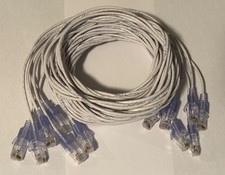 Monoprice SlimRun Cat6A Ethernet Patch Cable RJ45 10ft White 6-Pack picture