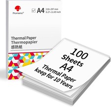 100-500Sheets A4 Thermal Printer Paper for Phomemo M832 M834 P831 M08F Printer picture