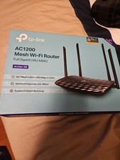 TP-Link Archer A6 AC1200 1200Mbps Wireless MU-MIMO Gigabit Wi-Fi Router - Black picture
