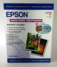 Epson  Matte Paper Heavyweight Letter 8.5