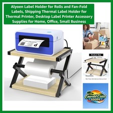 Easy Assemble Shipping Label Holder for Thermal Printers - Organize with Style picture