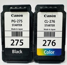 New Genuine Canon PG-275 Black CL-276 Color Set of 2 Ink Cartridges [Starter] picture