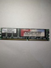 Elixir M2U25664DS88C3G-5T DDR 256MB PC-3200 Non ECC 400Mhz RAM Memory picture