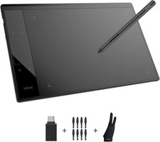 Tableta Grafica VEIKK A30 V2 10x6 Pulgadas 8192 Niveles Para Diseno Digital picture