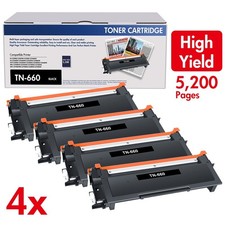 4x High Yield TN660 Toner For Brother MFC-L2700DW HL-L2300D DCP-L2540DW TN-630 picture