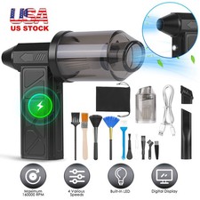 Mini Electric Compressed Air Duster Brushless 160000RPM Cordless Dust Air Blower picture