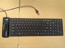 Adesso AKB-222UB SlimTouch 222 Antimicrobial Waterproof Flex Keyboard picture