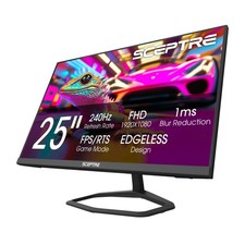 New Sceptre 24.5-inch Gaming Monitor 240Hz 1ms DisplayPort 25, Machine Black picture