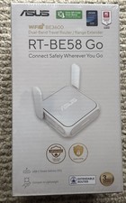 New ASUS BE3600 Dual Band WiFi 7 RT-BE58 Go Portable Travel Router and Extender picture