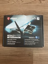 MSI HERALD BE9400 WiFi 7 PCIe Card+Bluetooth 5.4 Up to 5764 Mbps(6GHz) 5/2.4Ghz picture