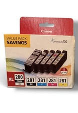 Genuine Canon PGI-280 CLI-281 Ink Cartridges-B/C/M/Y-Setup For TS8320 TR8320-OEM picture