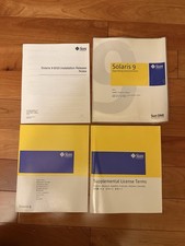 Sun Microsystems Solaris 9 W Backup App And Add-on Some Of Them Shrink Wrapped picture