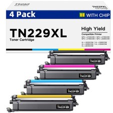 TN229XL TN229 Toner 4 Pack Replacement for Brother TN229XL Toner Cartridges 9073 picture