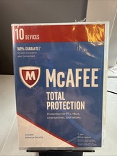 McAfee Total Protection 10 Devices Software Brand New picture