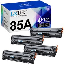4 Pack Black Toner Cartridges for HP 85A CE285A LaserJet Pro P1102w M1212nf picture