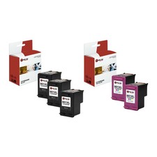 5Pk LTS 901XL CC654AN CC656AN HY Compatible for HP OfficeJet J4524 J4540 Ink picture