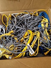 Lot 100x  Cat 5 Ethernet Network Cables, used - very good picture