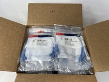 (90x) Leviton CAT 6H460-1L Cat 6 Small Diameter High-Flex Patch Cord, 1ft, Blue picture