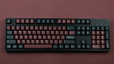 5 Sides Dye Subs Black Red GMK Burgundy PBT Cherry Profile Keycap Set picture