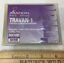 Imation Travan 1 Cartridge 800 MB Compressed 400MB Uncompressed TR-1 Drives NEW  picture