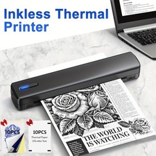 Wireless Thermal Label Printer& 20 Sheets Papers picture