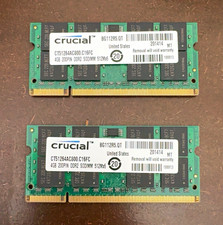 Crucial 8GB (2x4GB) DDR2 SO-DIMM 200-Pin PC2-6400 DDR2-800 CT51264AC800 picture