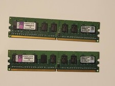 2x Kingston, KVR800D2E5/1G, DDR2 1GB ECC Memory picture