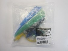 5 Pack - 1' - Maxim UL CM Cat 6 24AWG UTP Mixed Lan Cable with 50 Cable Ties  picture
